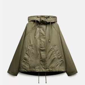 Zara oversized parka size xs
